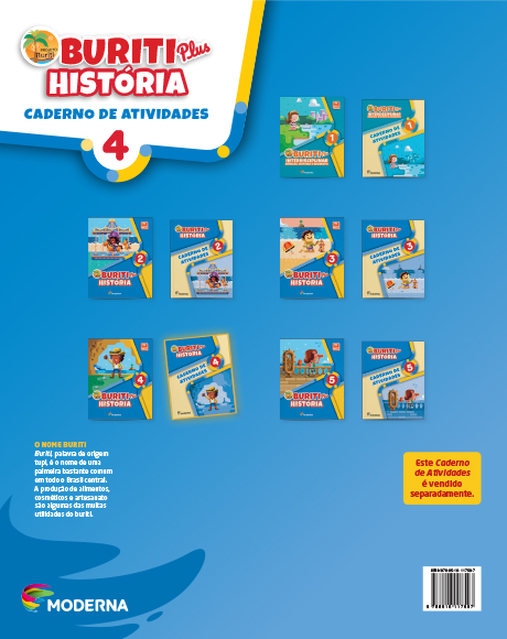 Caderno - Buriti Plus História 4 - verso